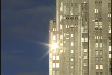 Camera-captured image of PacBell building, San Francisco