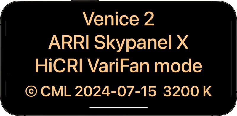 light mode display