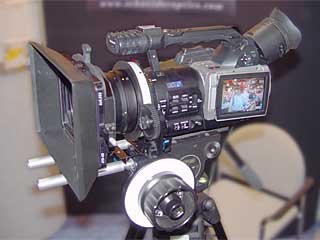 DVX100 with cine-style accessories
