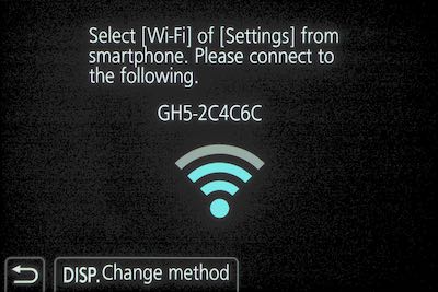 Wi-Fi connection screen